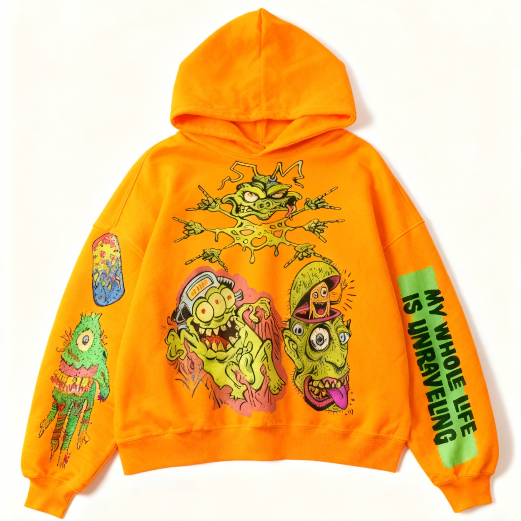 Fashion Casual Printed Polyester Sweater